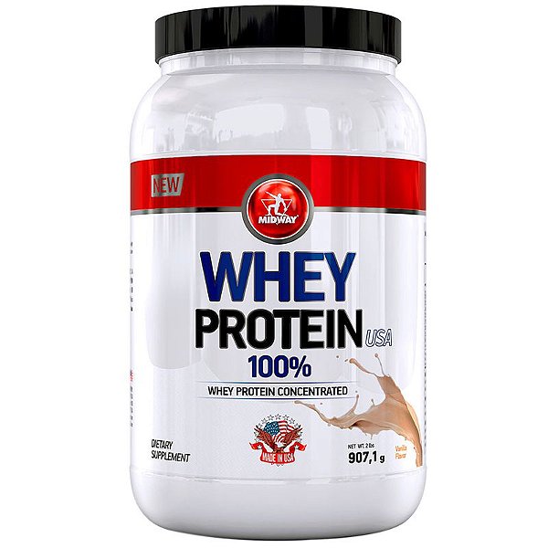 Whey Protein USA Midway 907g Baunilha