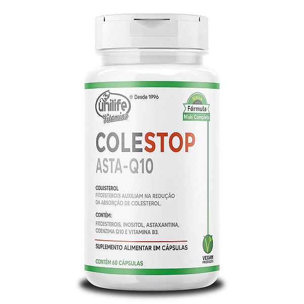 Colestop Asta Q10 Unilife 60 cápsulas