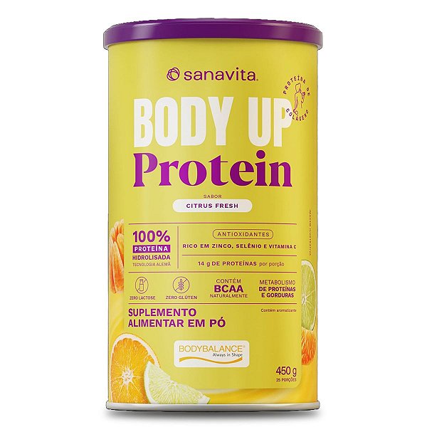Body Up Protein Sanavita Frutas Cítricas 450g
