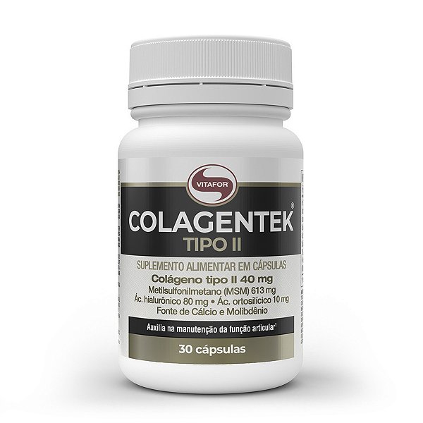 Colagentek Vitafor Tipo II 30 Cápsulas