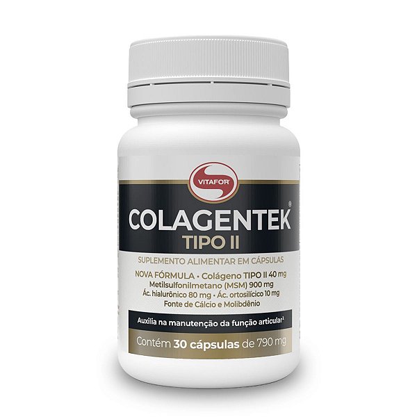 Colágeno Tipo 2 Colagentek Vitafor 30 Cápsulas