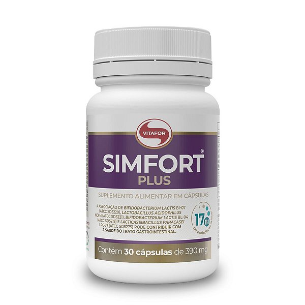 Simfort Plus Vitafor 30 Cápsulas 390mg