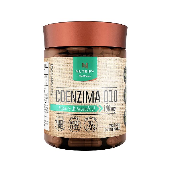 Coenzima Q10 + Vitamina E Nutrify 60 Cápsulas