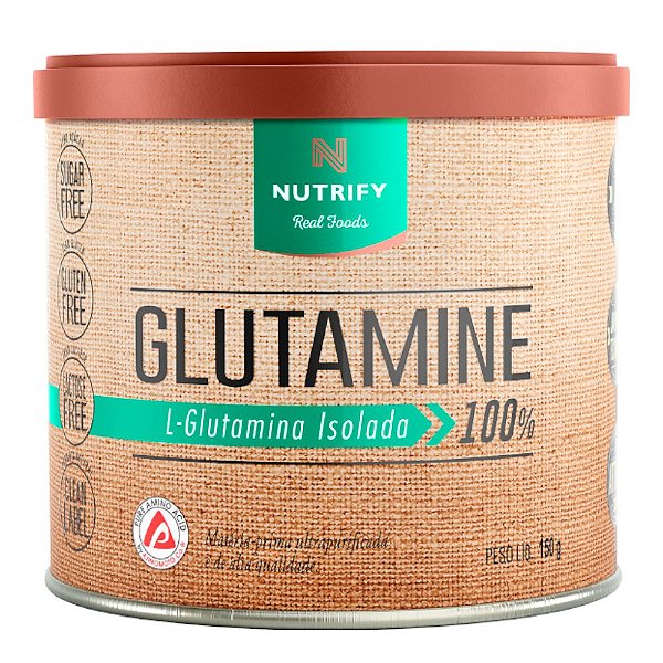 Glutamine L-Glutamina Isolada Neutro Nutrify 150g