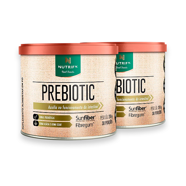 Kit 2 Prebiotic Fibras Prebióticas Nutrify 210g