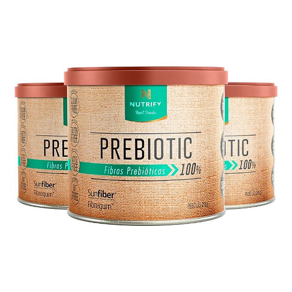 Kit 3 Prebiotic Fibras Prebióticas Nutrify 210g