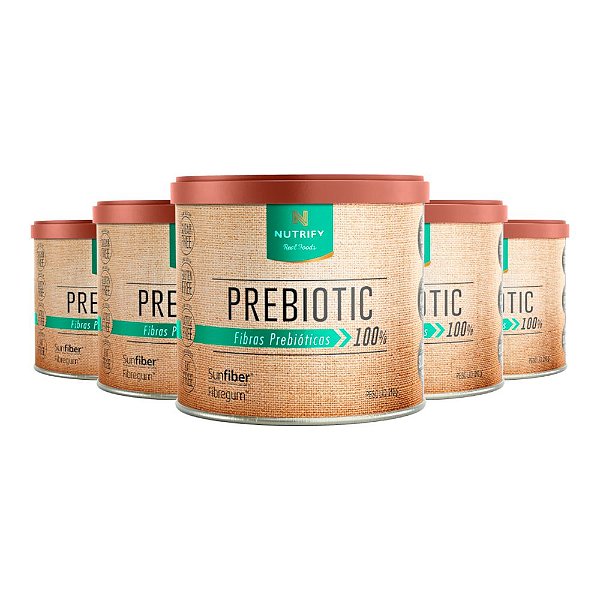 Kit 5 Prebiotic Fibras Prebióticas Nutrify 210g