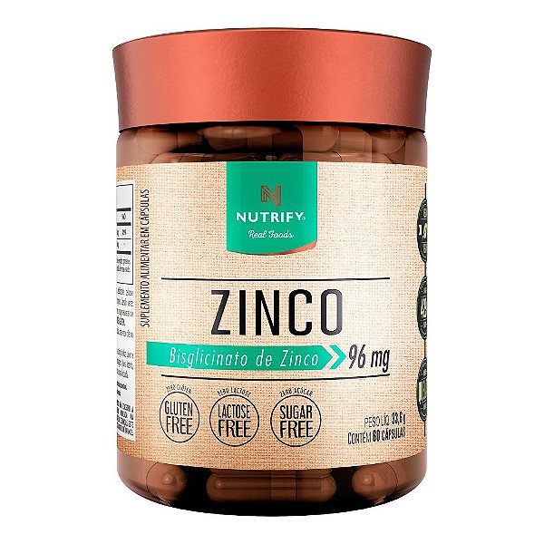 Zinco Nutrify 60 Cápsulas