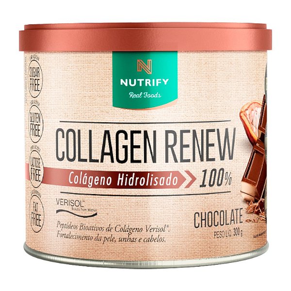 Collagen Renew Colágeno Hidrolisado Chocolate Nutrify 300g
