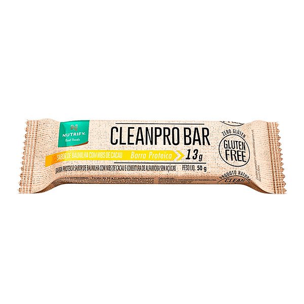 Cleanpro Bar Nutrify Barra de proteína Baunilha Und