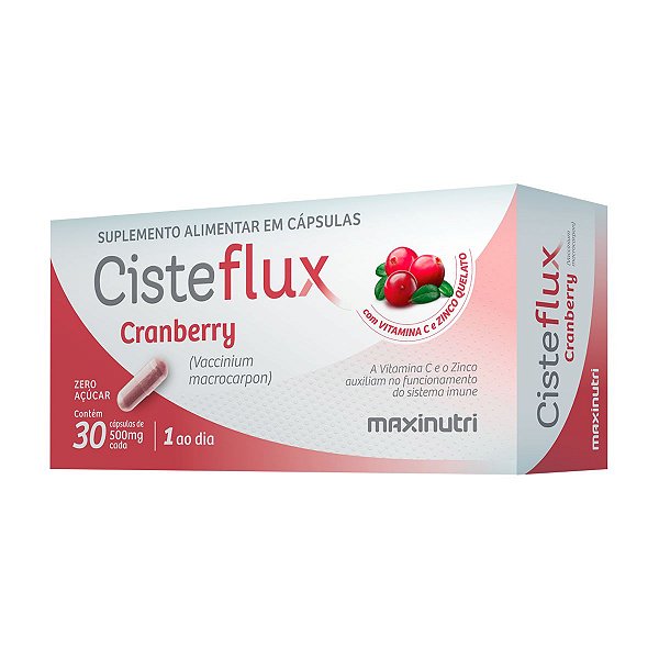 Cisteflux Cranberry Maxinutri 30 Cápsulas