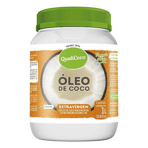 Óleo de coco Extra Virgem Qualicoco 1 litro