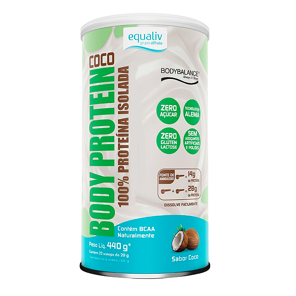 Body Protein Equaliv 440g Coco
