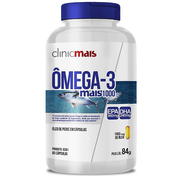 Ômega 3 Mais 1000mg Chá Mais 60 cápsulas