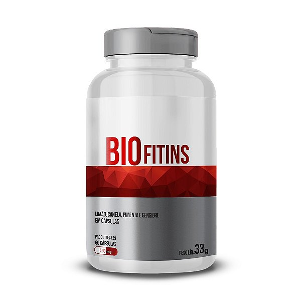 Bio Fitins Termogenico 550mg Chá Mais 60 cápsulas