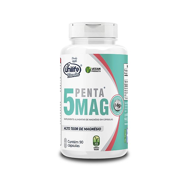 Penta 5 Mag Magnésio Unilife 90 cápsulas