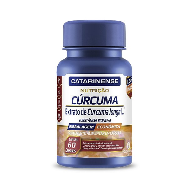 Cúrcuma 130mg Catarinense 60 cápsulas