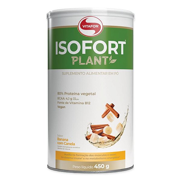 Isofort Plant Vitafor 450g Banana com Canela