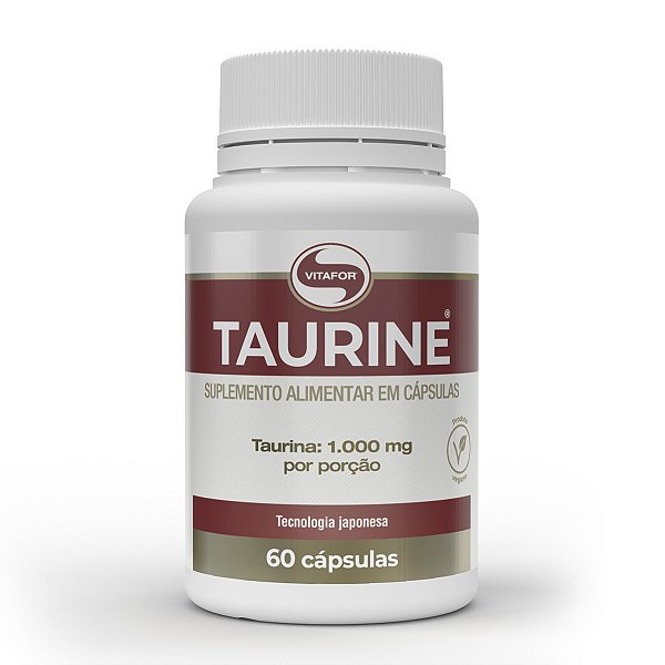 Taurine Vitafor 60 Cápsulas