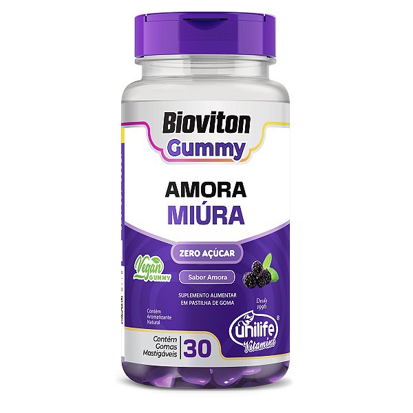 Gummy Amora Miura Unilife 30 gomas