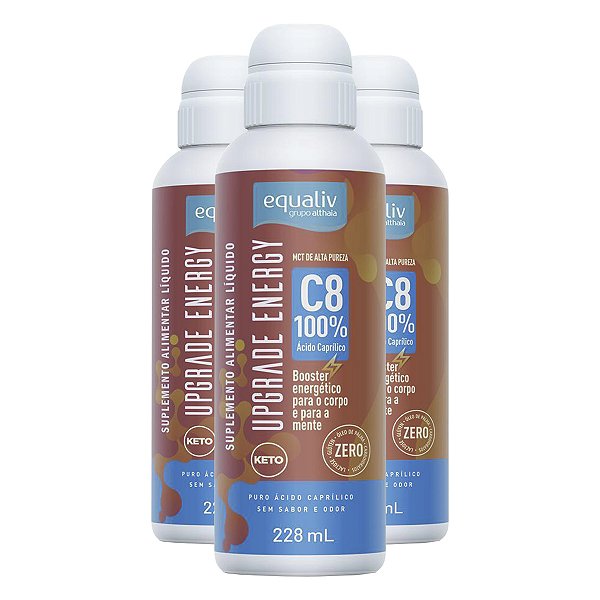 Kit 3 Upgrade Energy Neutro Equaliv 228ml