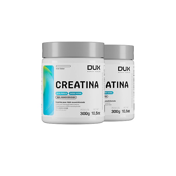 Kit 2 Creatina Monohidratada Dux Sem Sabor 300g