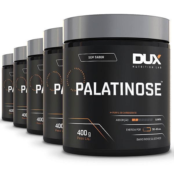 Kit 5 Palatinose Dux Sem Sabor 400g