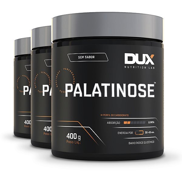 Kit 3 Palatinose Dux Sem Sabor 400g