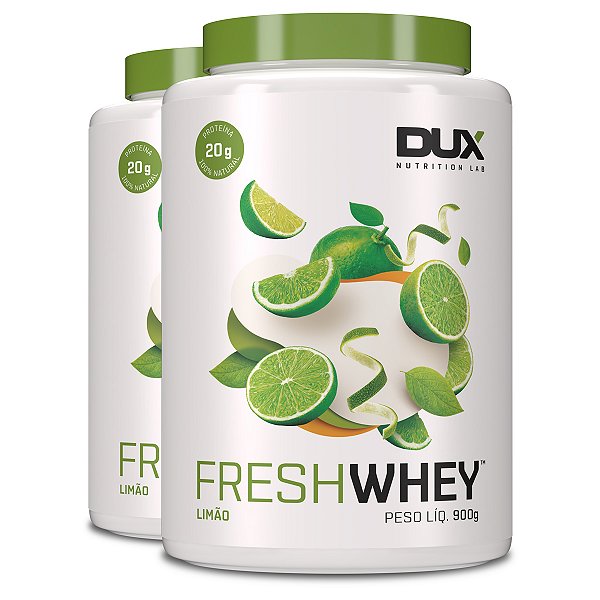 Kit 2 Whey Protein Fresh Dux Limão 900g