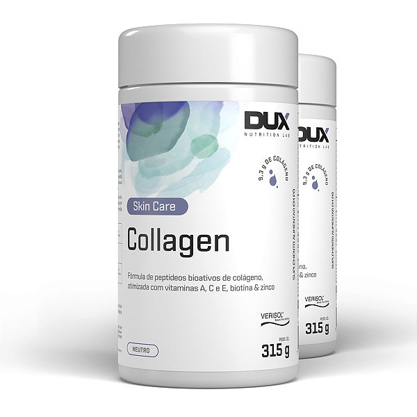 Kit 2 Colágeno Hidrolisado Dux Collagen Neutro 315g