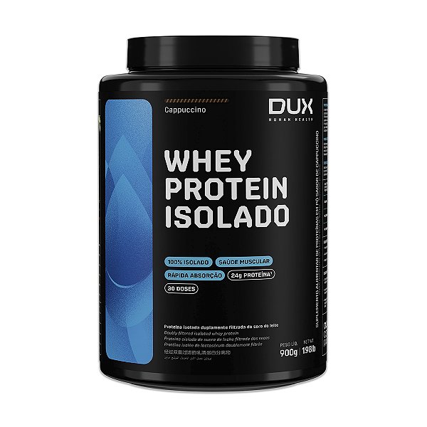 Whey Protein Isolado Dux Cappuccino 900g