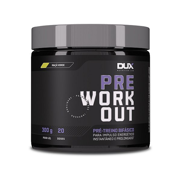 Pré Treino Dux Pre Workout Maçã Verde 300g