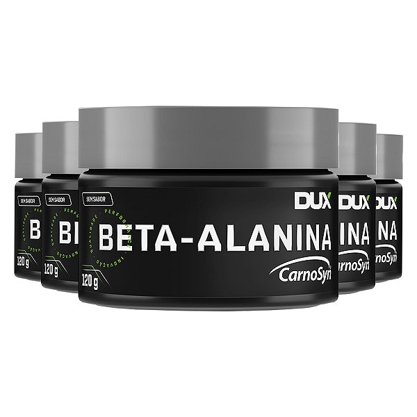 Kit 5 Beta Alanina Dux Sem Sabor 120g