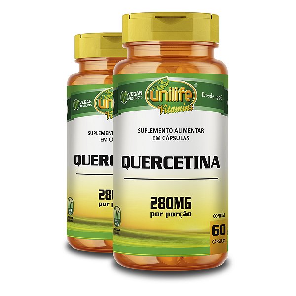 Kit 2 Quercetina Unilife 60 Cápsulas