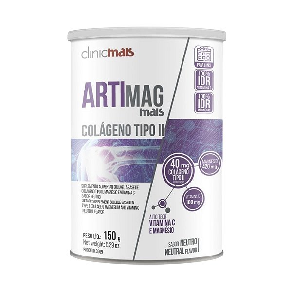 ARTIMAG Mais ClinicMais Colágeno Tipo 2 150g Neutro