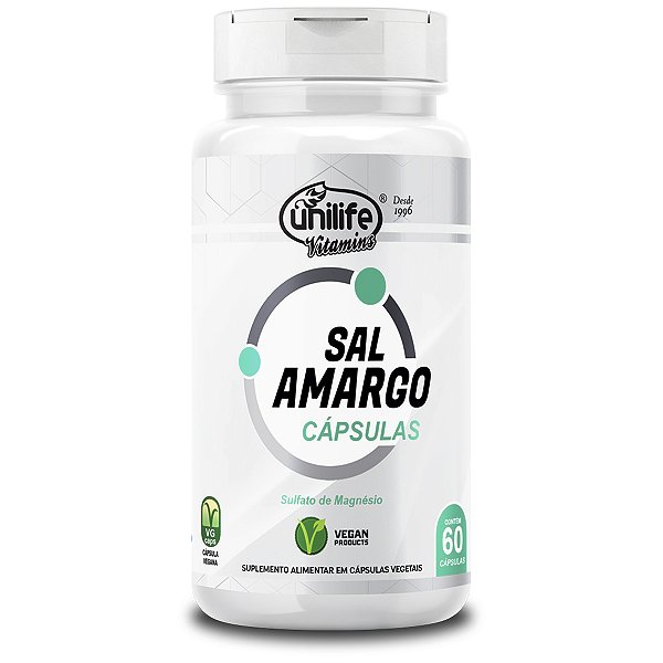 Sal Amargo Unilife 60 Cápsulas 850mg