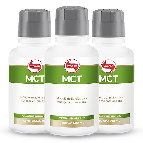 Kit 3 MCT Vitafor 500ml