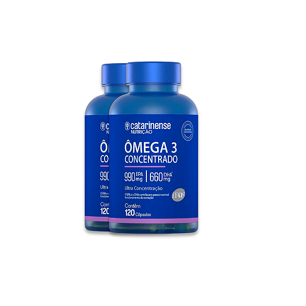 Kit 2 Ômega 3 Concentrado Catarinense 120 Cápsulas