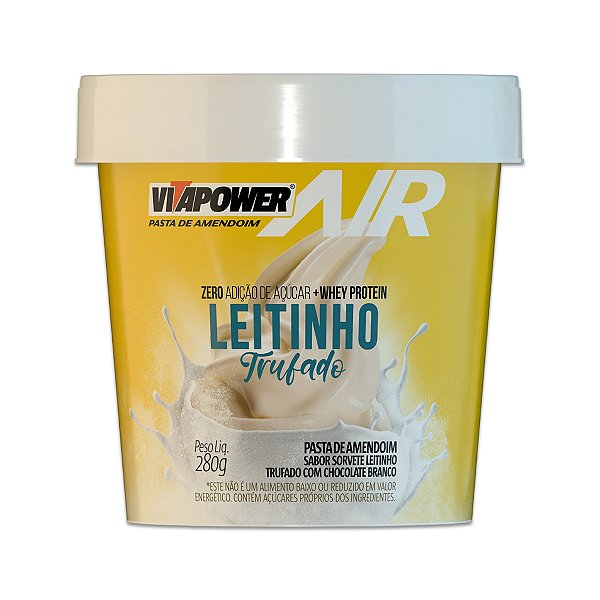 Pasta de Amendoim Vitapower Whey Leitinho Trufado 280g