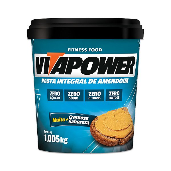 Pasta de Amendoim Vitapower Integral 1Kg