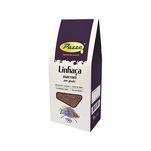 Grão de Linhaça Marrom Pazze 150 Gramas