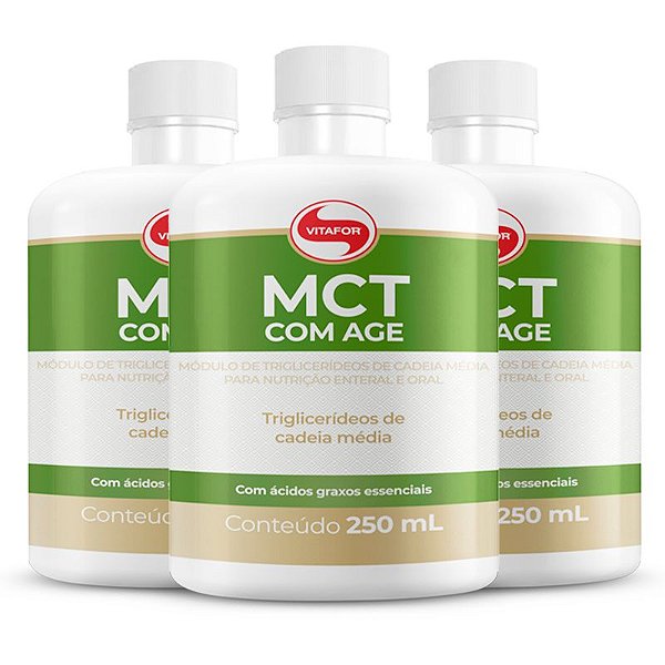 Kit 3 MCT Age Vitafor 250ml