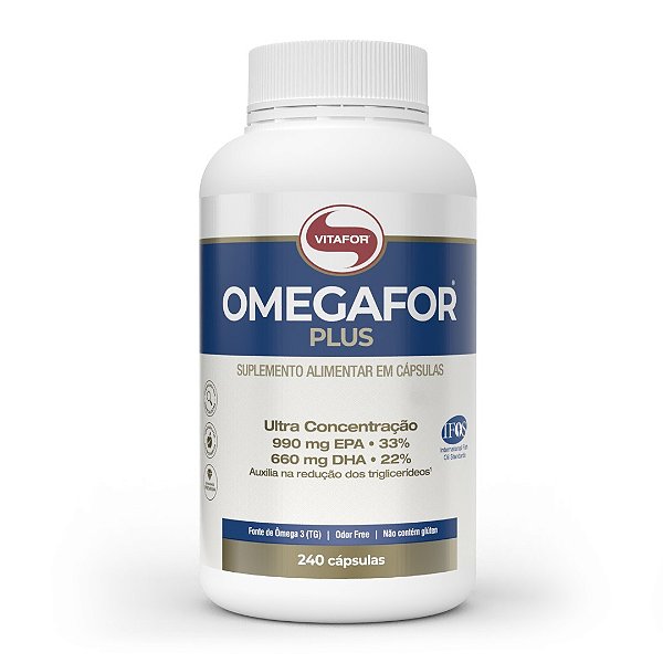 Ômegafor Plus Vitafor 240 cápsulas