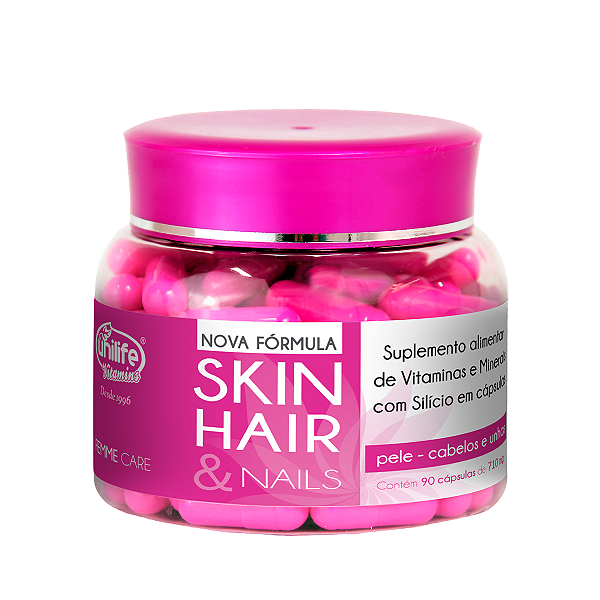 Skin Hair e Nails Femme Care Unilife 90 Cápsulas