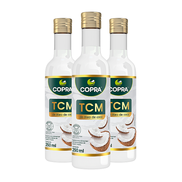 Kit 3 TCM Óleo de Coco Concentrado Copra 250ml