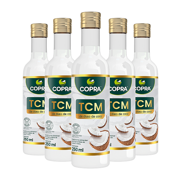 Kit 5 TCM Óleo de Coco Concentrado Copra 250ml