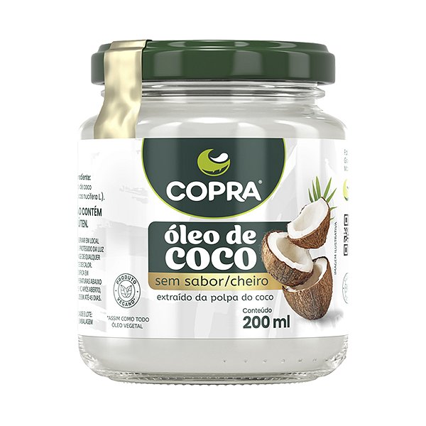 Óleo de Coco Sem Sabor Copra 200ml