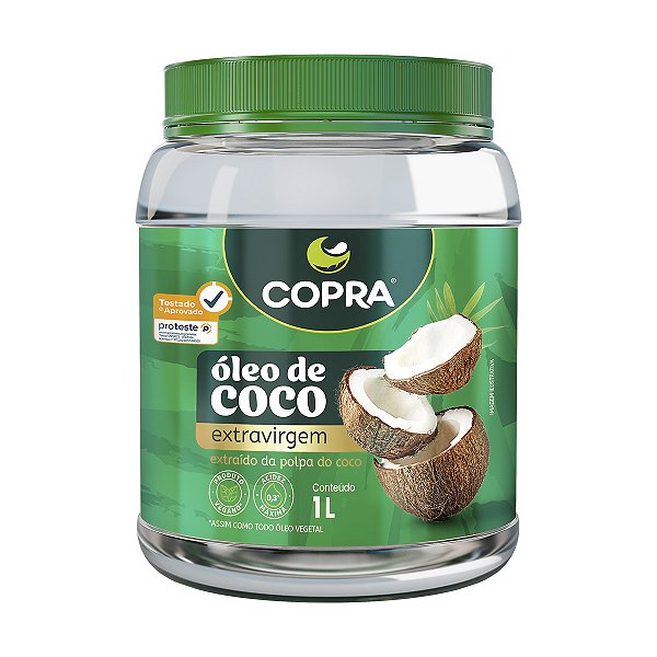 Óleo de Coco Extra Virgem Copra 1 Litro