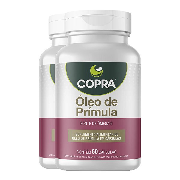 Kit 2 Óleo de Prímula Copra 60 Cápsulas