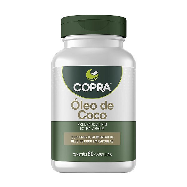 Óleo de Coco Extra Virgem Copra 60 Cápsulas